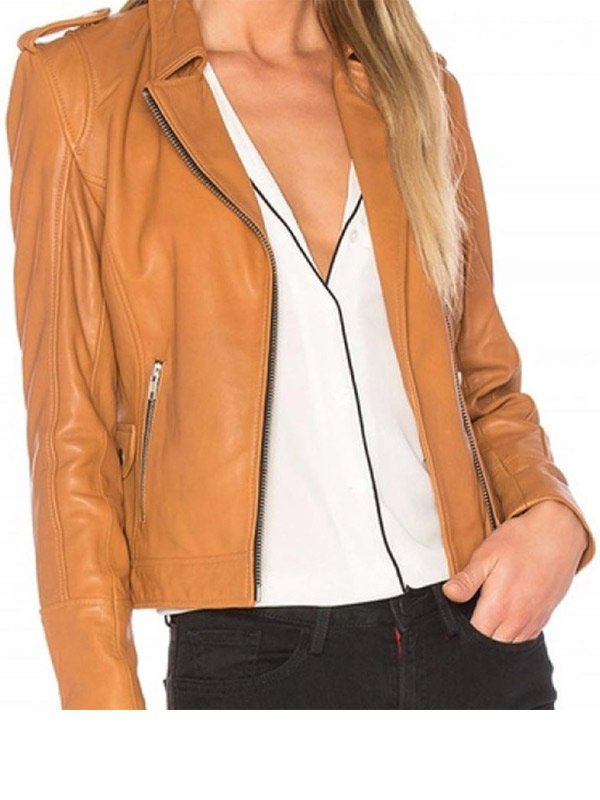 A-Bad-Moms-Christmas-Mila-Kunis-Brown-Leather-Jacket.jpg A Bad Moms Christmas Mila Kunis Brown Leather Jacket - Image 1