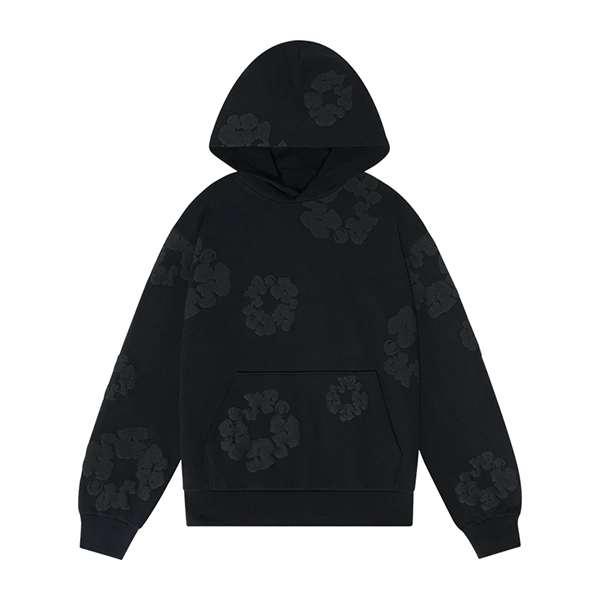 Denim-Tear-Mono-Cotton-Wreath-Hoodie.webp Denim Tear Mono Cotton Wreath Hoodie - Image 1
