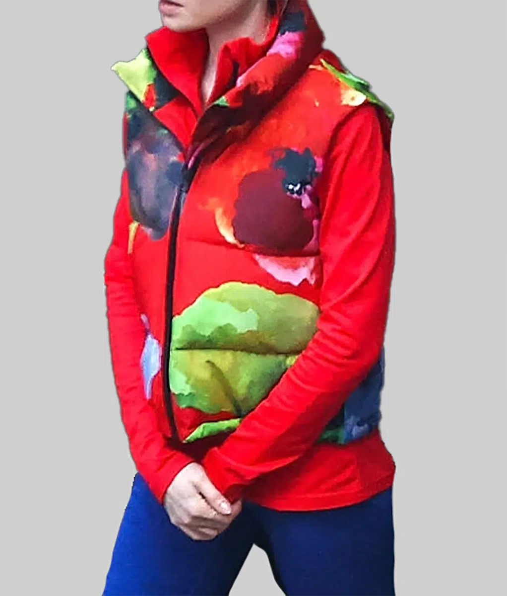 Emily-In-Paris-Lily-Collins-Puffer-Vest.webp Emily In Paris Lily Collins Puffer Vest - Image 1
