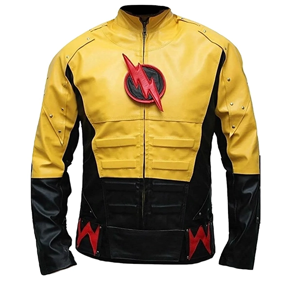 ReverseFlashLeatherJacket.webp Reverse Flash Leather Jacket - Image 1