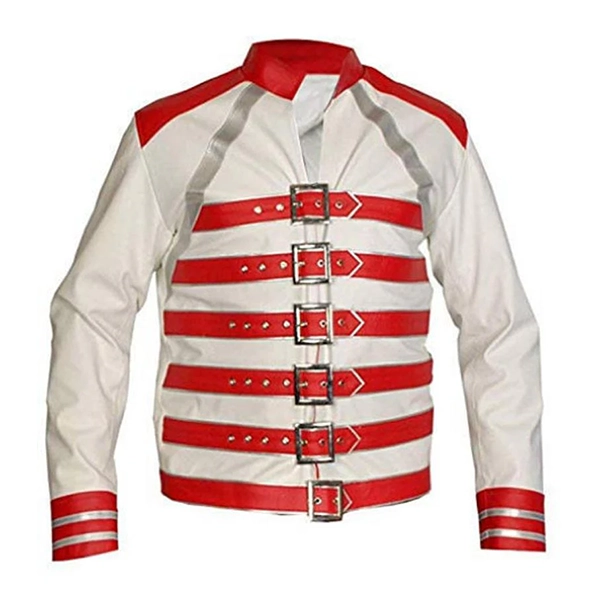 il_794xN.2643068168_63qj.webp Freddie Mercury Military Concert Leather Jacket - Image 1
